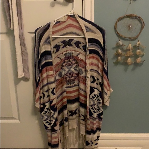 Aztec knit kimono - Picture 2 of 3